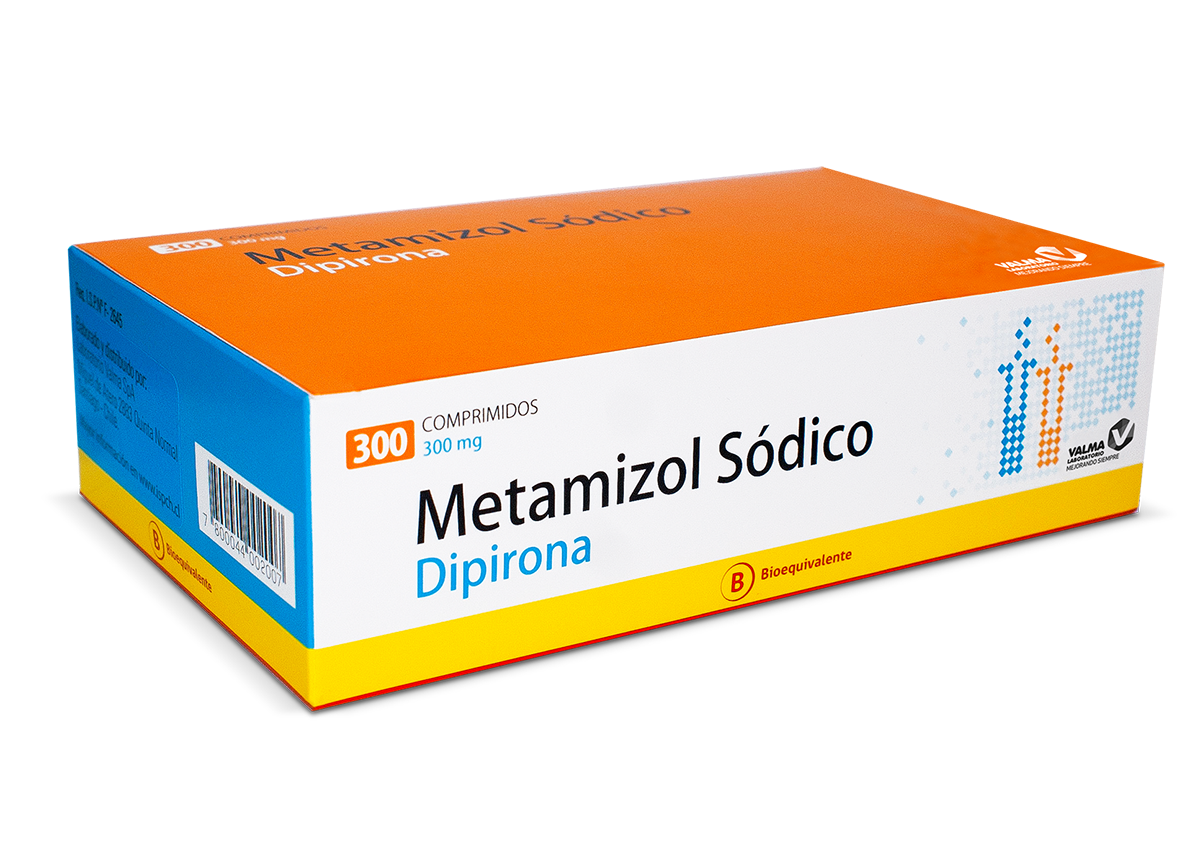 Metamizol Sodico Dipirona 300 mg x 300 comp.