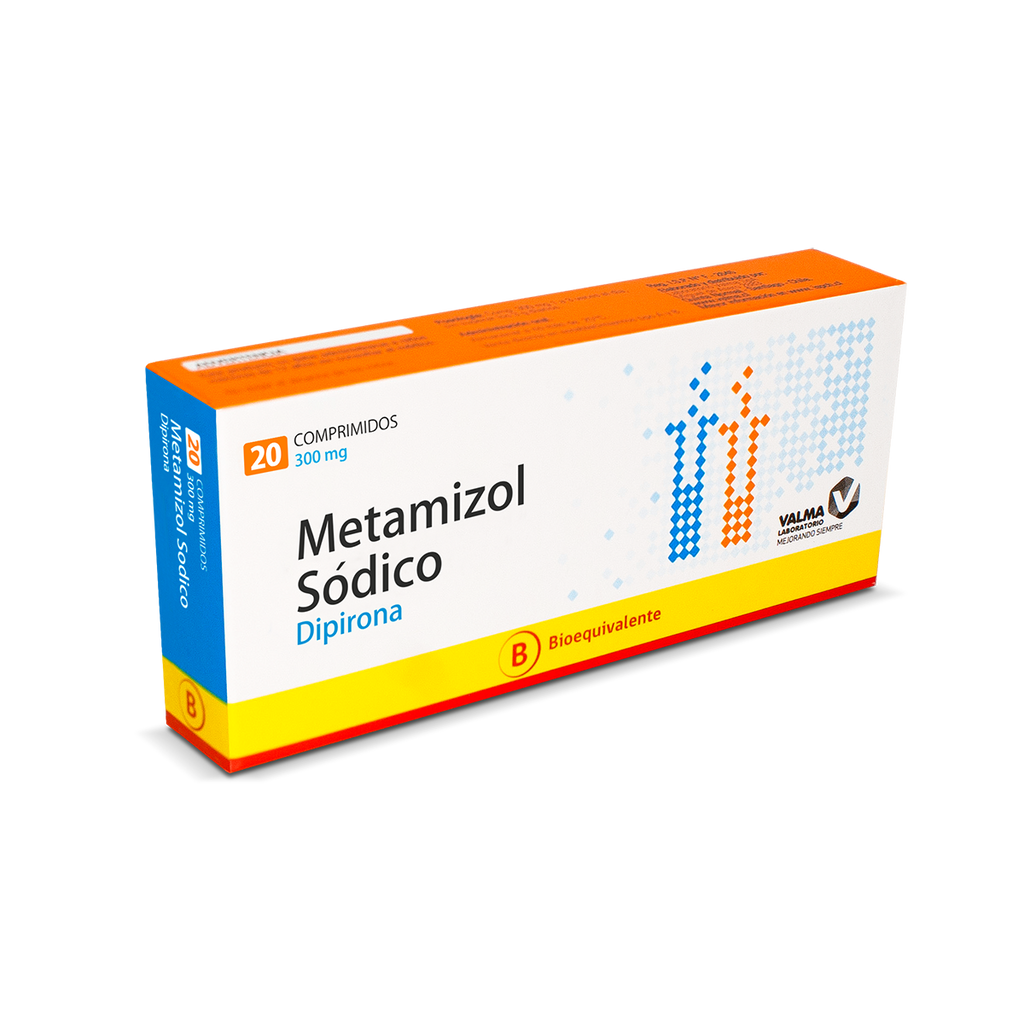 Metamizol Sódico 300 mg: 20 Comprimidos para el Dolor