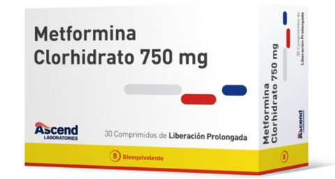 Metformina 750 mg x 30 comp LP