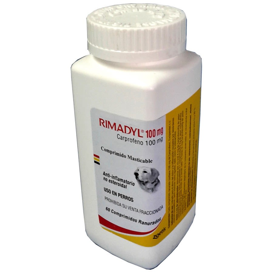 Rimadyl 100 mg (Masticable)x 60 Comprimidos Ranurados