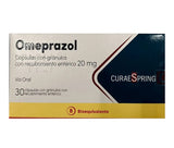 Omeprazol 20 mg x 30 cápsulas con gránulos con recubrimiento entérico