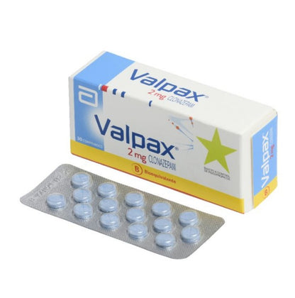 Valpax 2 mg x 30 comprimidos "Ley Cenabast"-