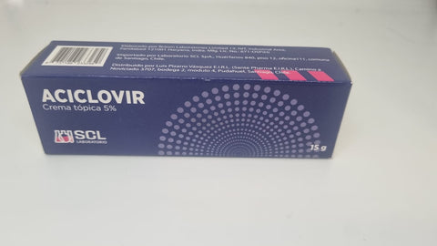 Aciclovir 15 g x 5%