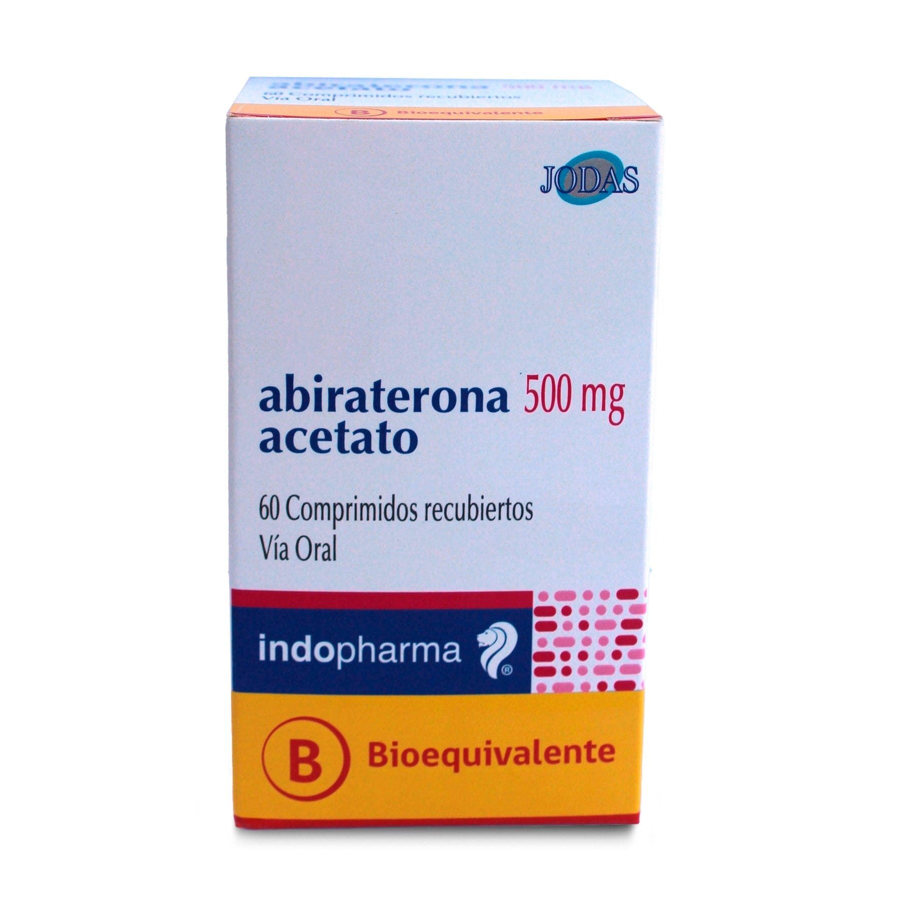 Abiraterona 500 mg x 60 comprimidos recubiertos SOLO VENTA ONLINE Indopharma 