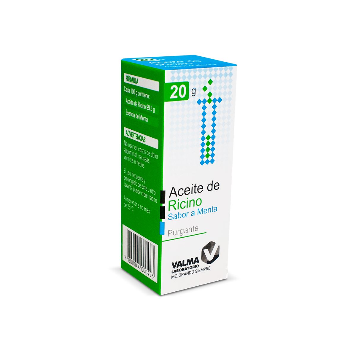 Aceite de Ricino Sabor Menta x 20 mL VALMA 