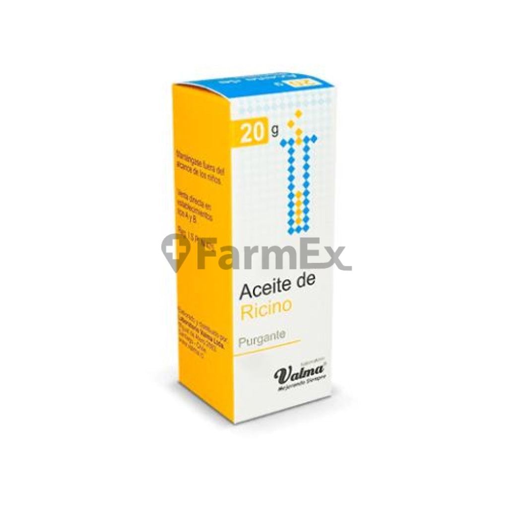 Aceite de Ricino Purgante x 20 g.
