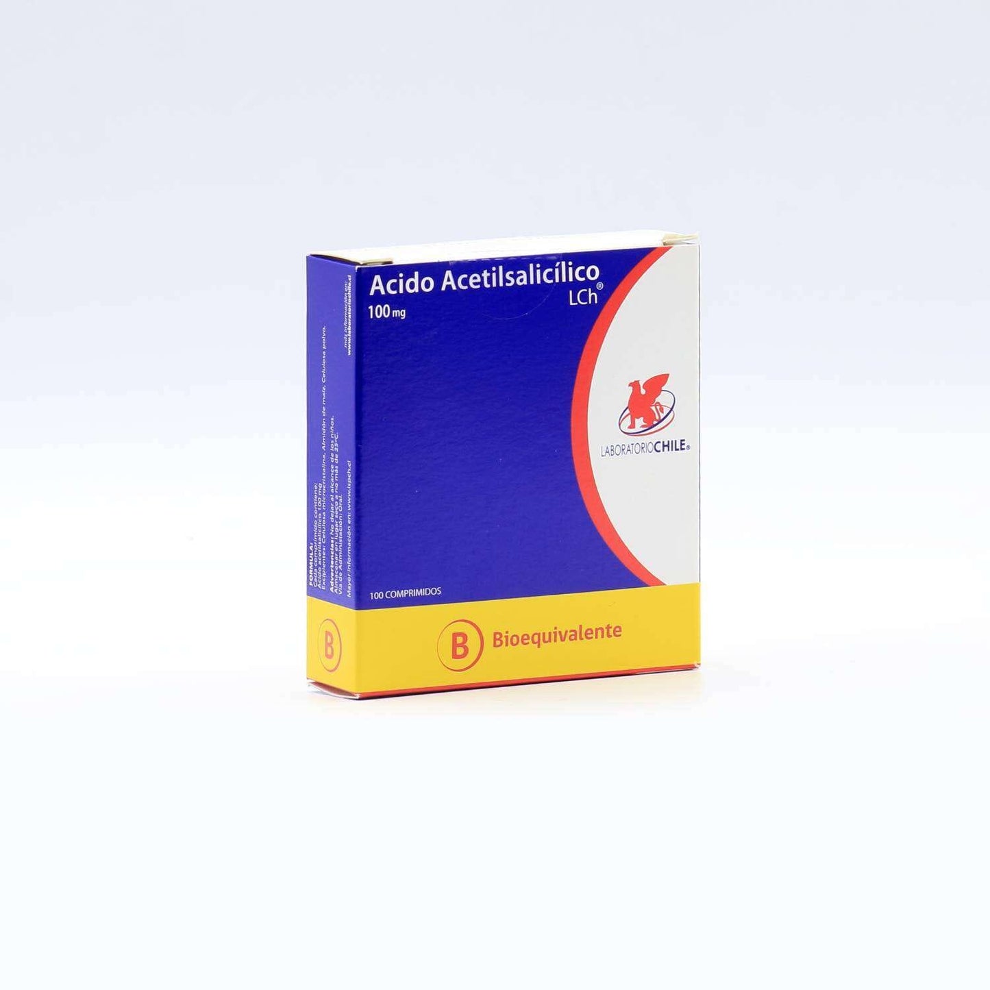 Ácido Acetilsalicílico 100 mg x 100 comprimidos " Ley Cenabast".