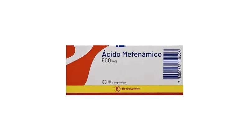 Ácido Mefenámico 500 mg x 10 comprimidos MINTLAB 