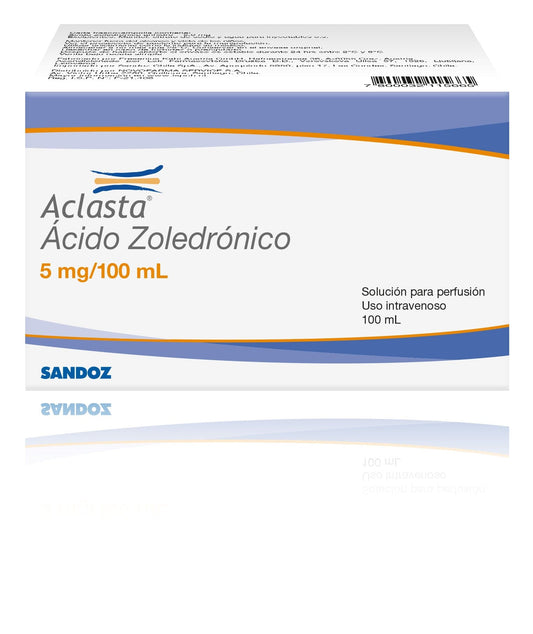 Aclasta 5 mg/100 mL Solución para perfusión sandoz 