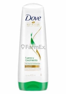Acondicionador Dove "Fuerza y Crecimiento" x 400 mL Farmex-MiaHealth-Persistente 