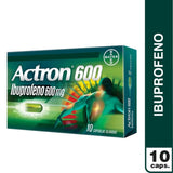 Actron 600 mg x 10 cápsulas.