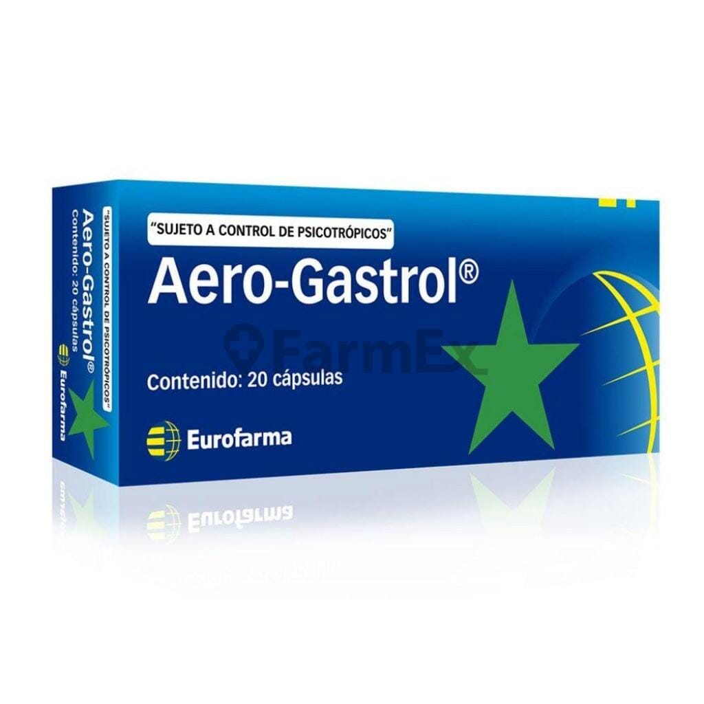Aerogastrol x 20 cápsulas. Farmex-Consorcio 