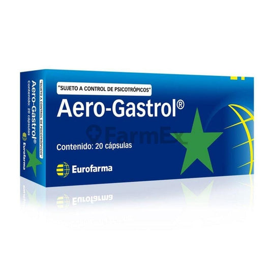 Aerogastrol x 20 cápsulas Farmex-VidaTres-Persistente 