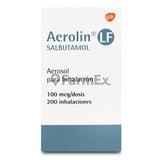 Aerolin LF Inhalador Salbutamol 100 mcg x 200 dosis susc-1 de 3 meses