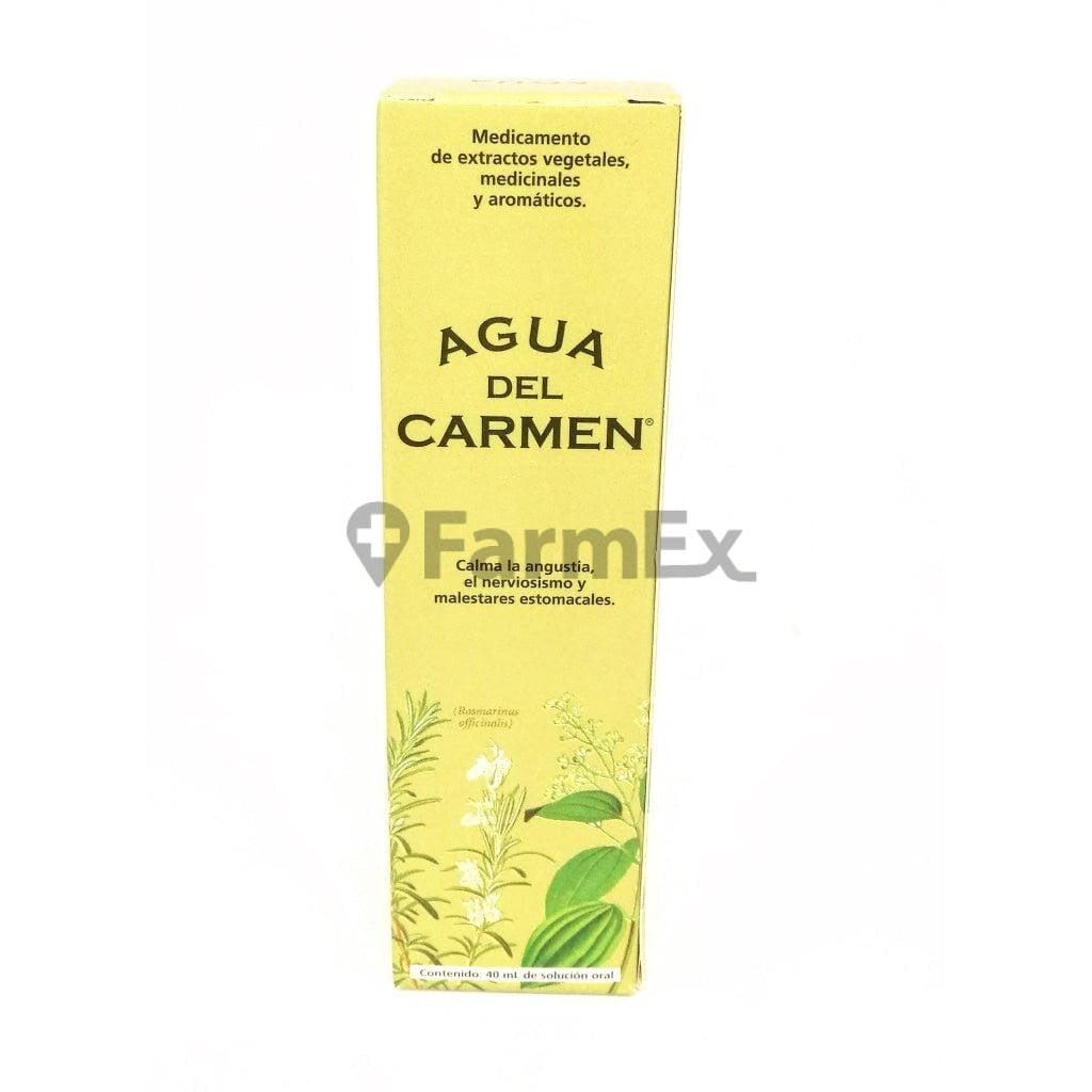 Agua Del Carmen x 40 mL Farmex-BanMedica-Persistente 
