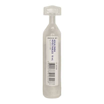 Agua esteril para inyectables ampolla 10 ML x 1 Unidad (biosano) Biosano 