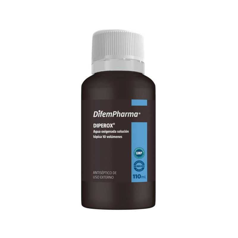 Agua Oxigenada 10 Volumenes X 110 ML (Diperox) Farmex-Pluxee-Persistente 