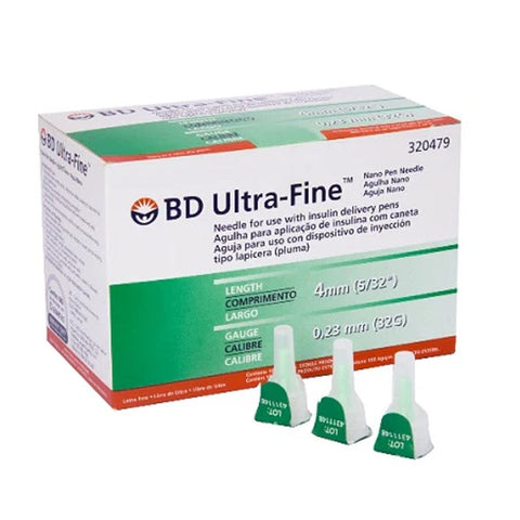 Agujas BD Ultra-FineTM 32Gx4 mm / 1 unidad