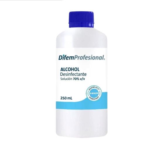 Alcohol 70º Desinfectante  x 250 mL.