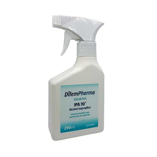 Alcohol Higienix Isopropilico 70°Spray x 290 mL DIFEMPHARMA 