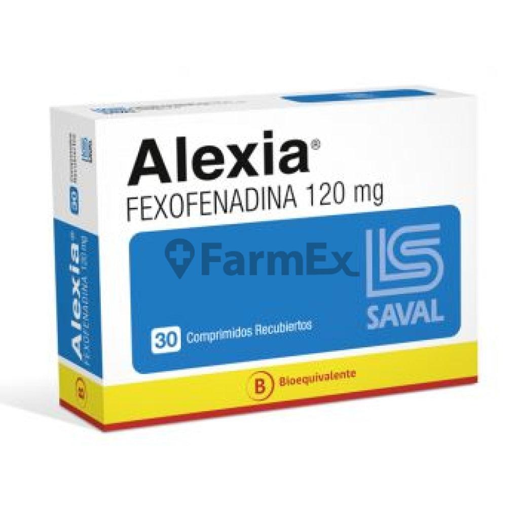 Alexia 120 mg x 30 comprimidos.