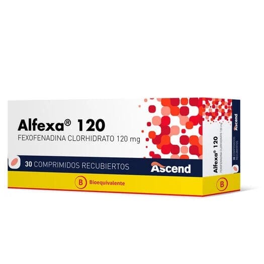Alfexa  120 mg x 30 Comprimidos Recubiertos.