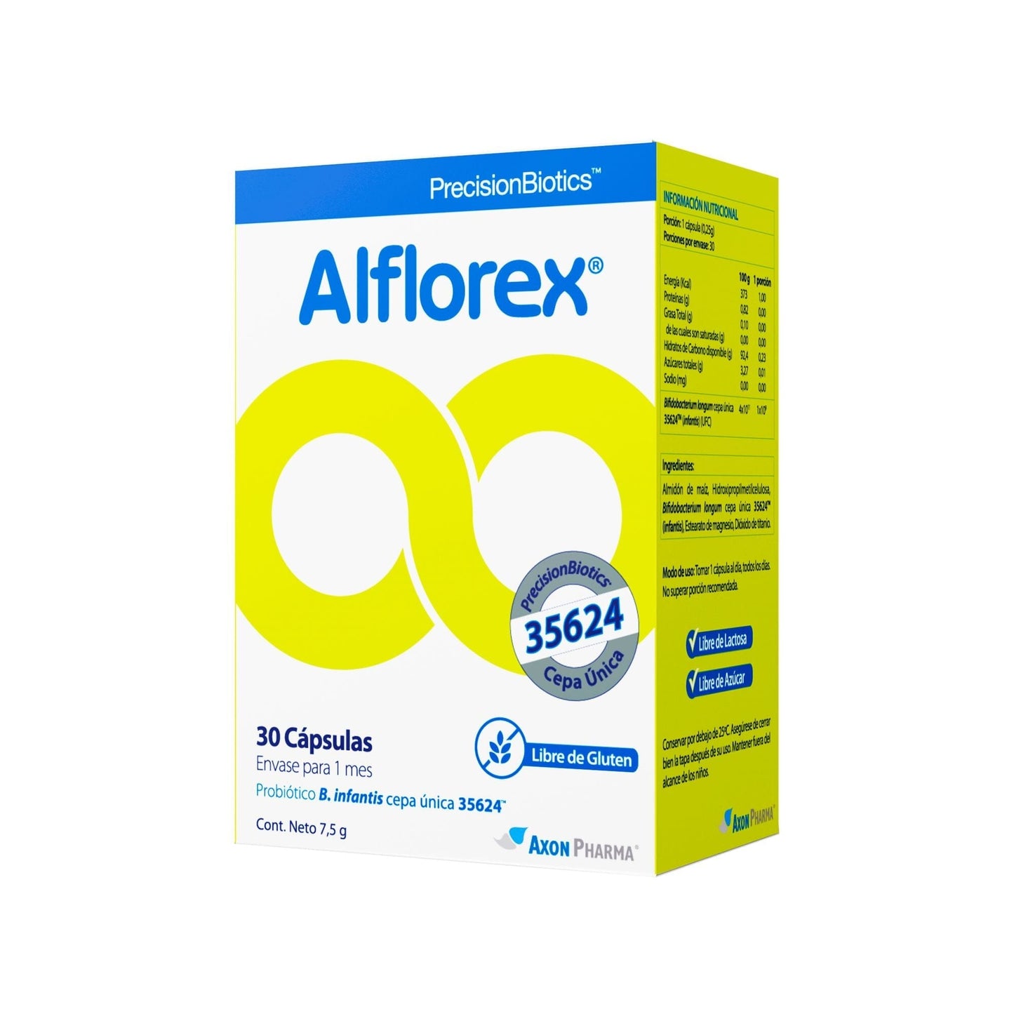 Alflorex x 30 cápsulas. Farmex-Yapp-Seguro-Guia 