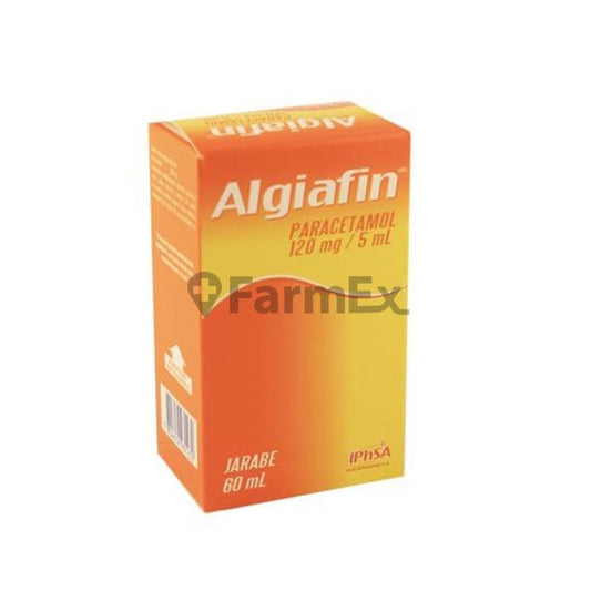 Algiafin Paracetamol 120 mg / 5 mL x 60 mL Farmex-BanMedica-Persistente 
