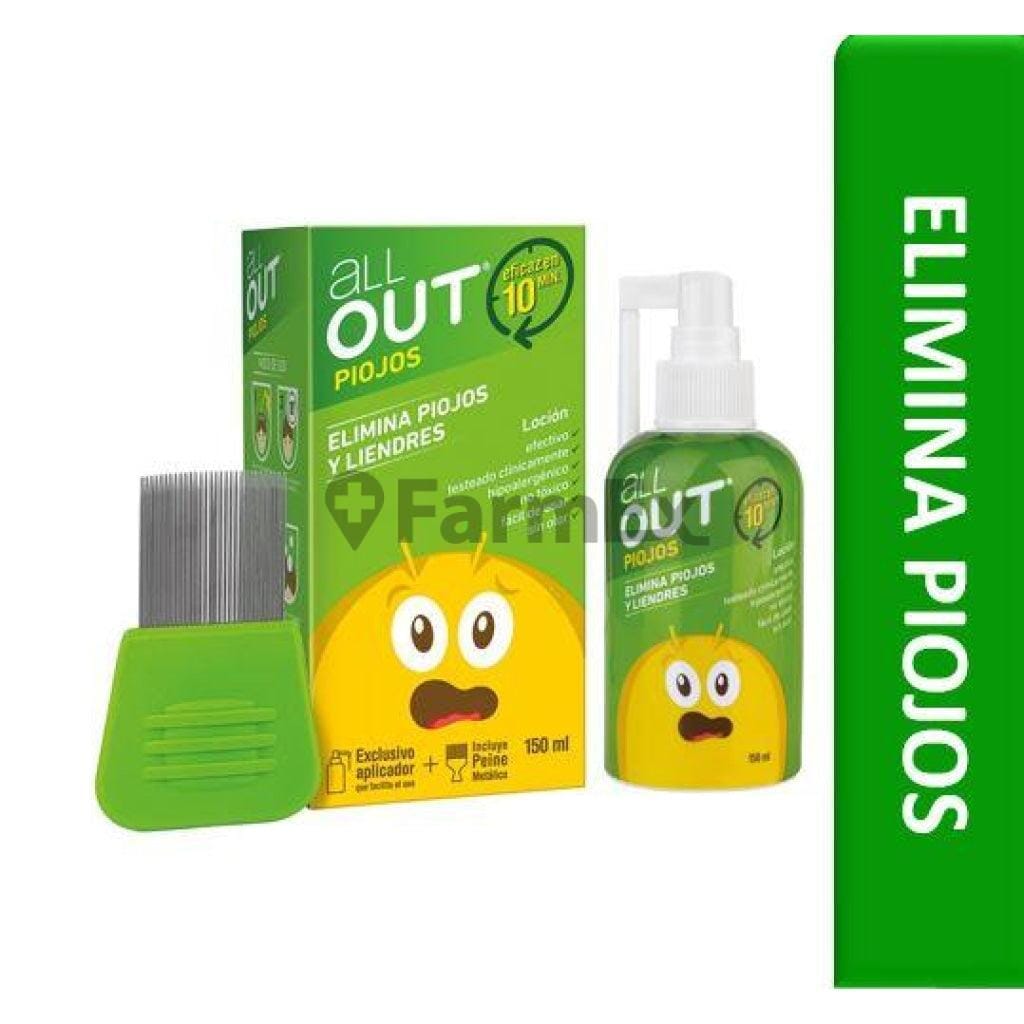All Out Elimina piojos x 150 mL Farmex-Pluxee-Persistente 