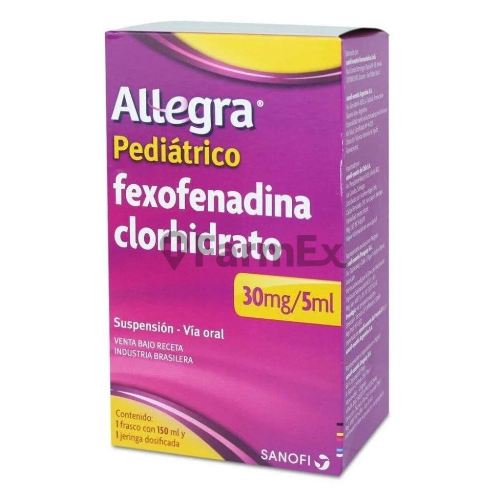 Allegra Jarabe 30 mg / 5 mL x 150 mL Farmex-Fonasa-Persistente 