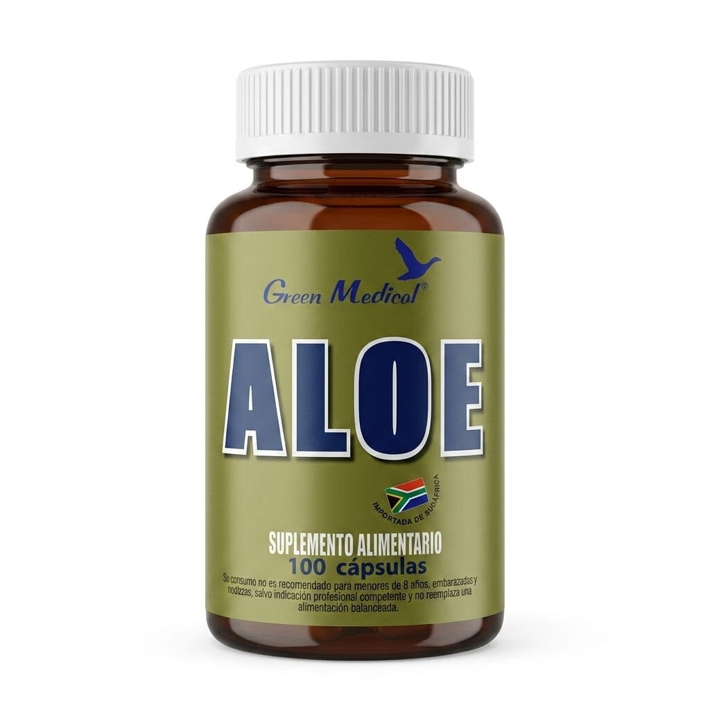 Aloe Vera 250mg X 100 Cápsulas GREEN MEDICAL 