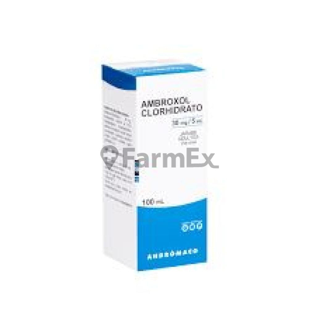 Ambroxol Jarabe Adultos 30 mg / 5 mL x 100 mL Farmex-BanMedica-Persistente 