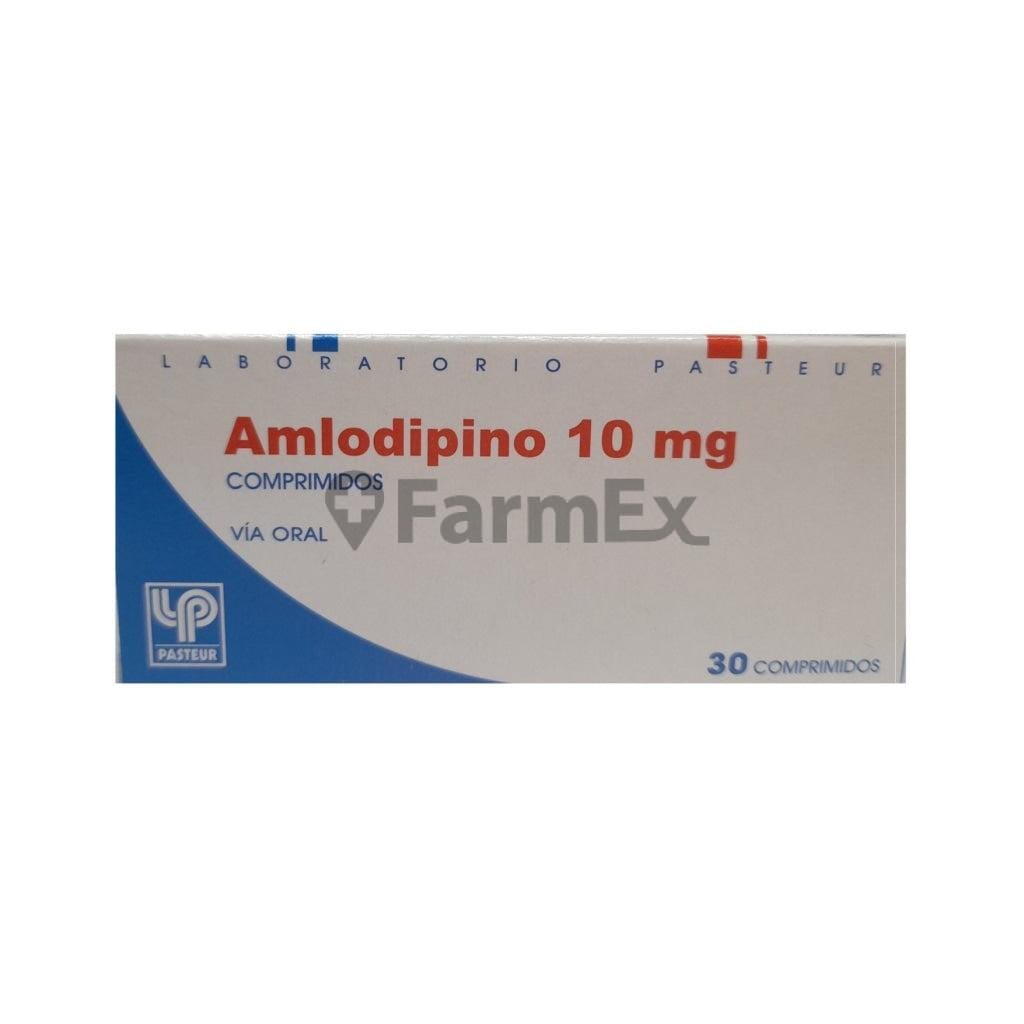 Amlodipino 10 mg x 30 comp Farmex-BanMedica-Persistente 
