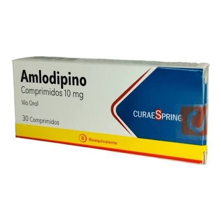 Amlodipino 10 mg x 30 Comprimidos CURAESPRING 