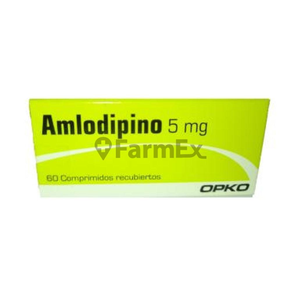 Amlodipino 5 mg x 60 comprimidos.
