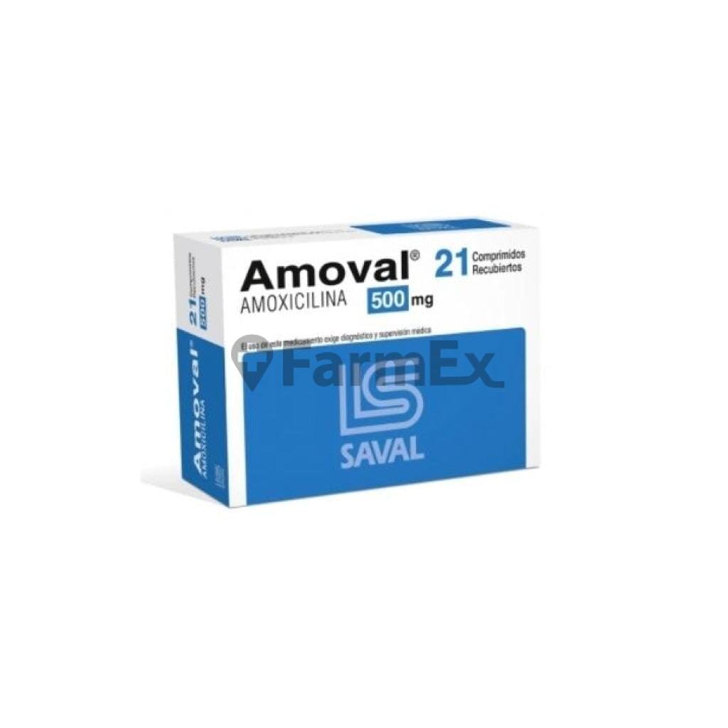 Amoval 500 mg x 21 comprimidos Farmex-Pluxee-Persistente 
