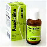 Amoxicilina de 500 mg / 5 mL x 60 mL