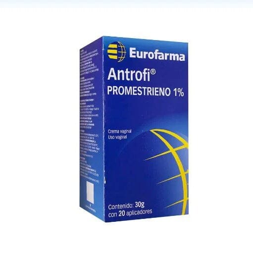 Antrofi 1% Crema vaginal x 30 g (20 aplicaciones). Farmex-Yapp-Seguro-Guia 