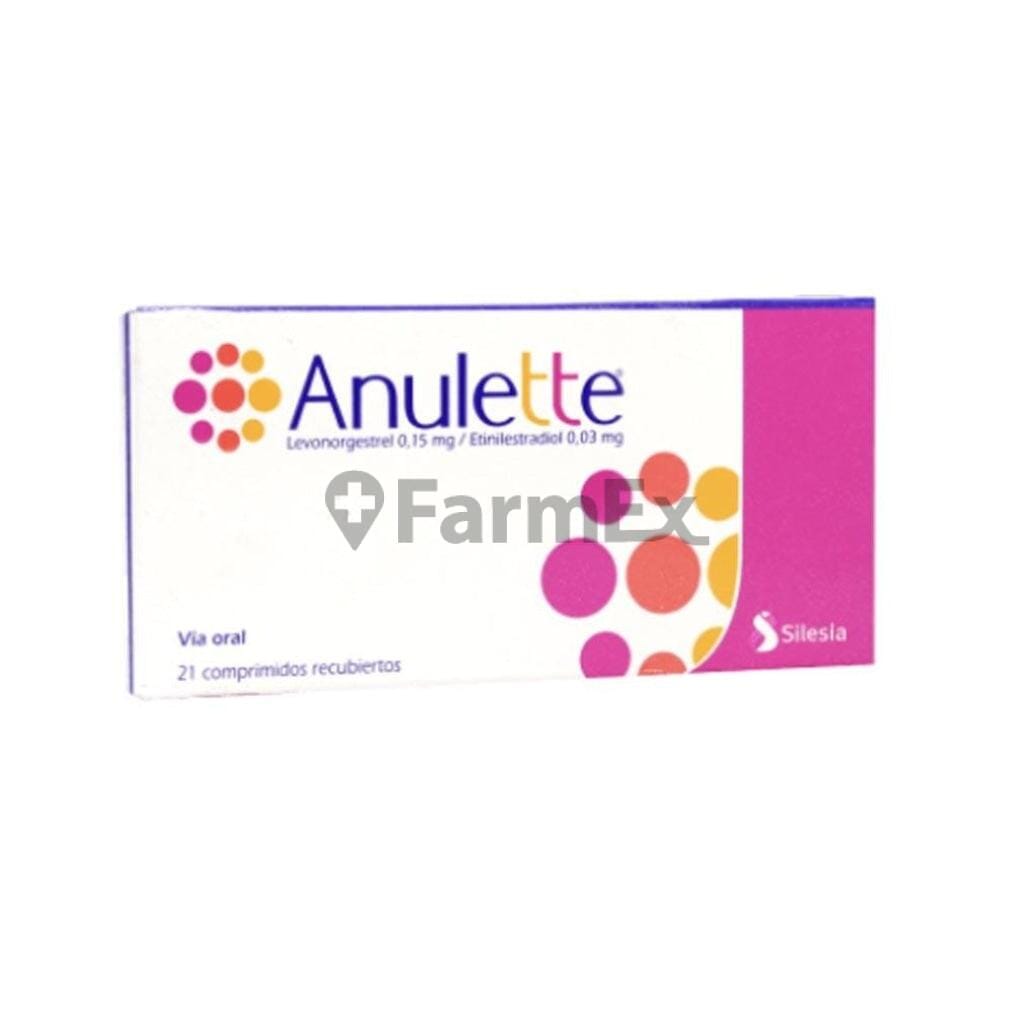 Anulette x 21 comprimidos susc-1 de 5 meses Farmex-Suscripciones-Persistente 