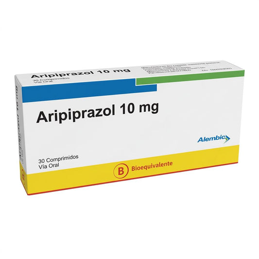 Aripiprazol 10 mg x 30 comprimidos "Ley Cenabast" ALEMBIC 