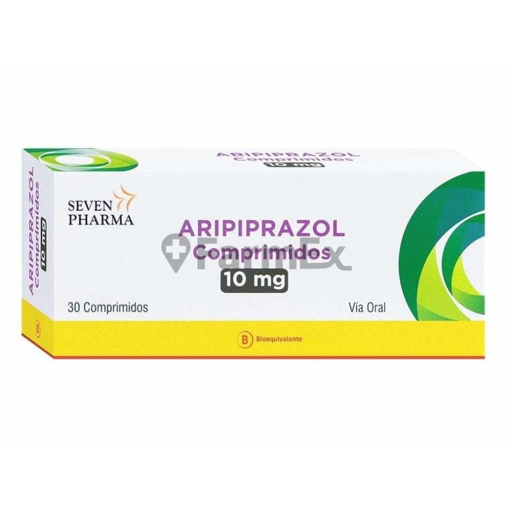Aripiprazol 10 mg x 30 comprimidos.