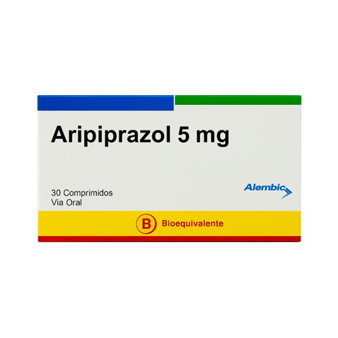 Aripiprazol 5 mg x 30 comprimidos.