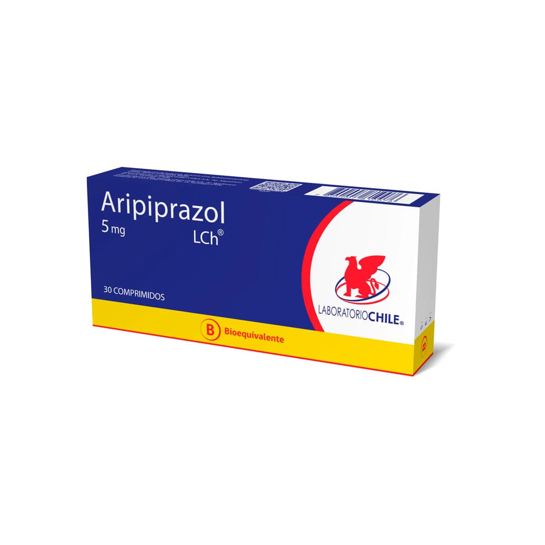 Aripiprazol 5mg x 30 comprimidos LABORATORIO CHILE 