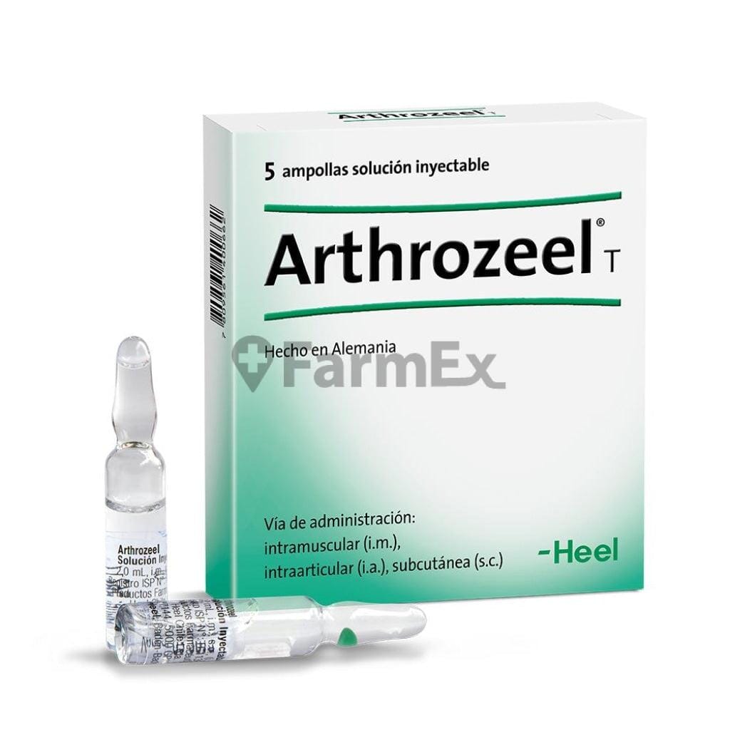 Arthrozeel T Solución Inyectable x 5 ampollas Farmex-Pluxee-Persistente 