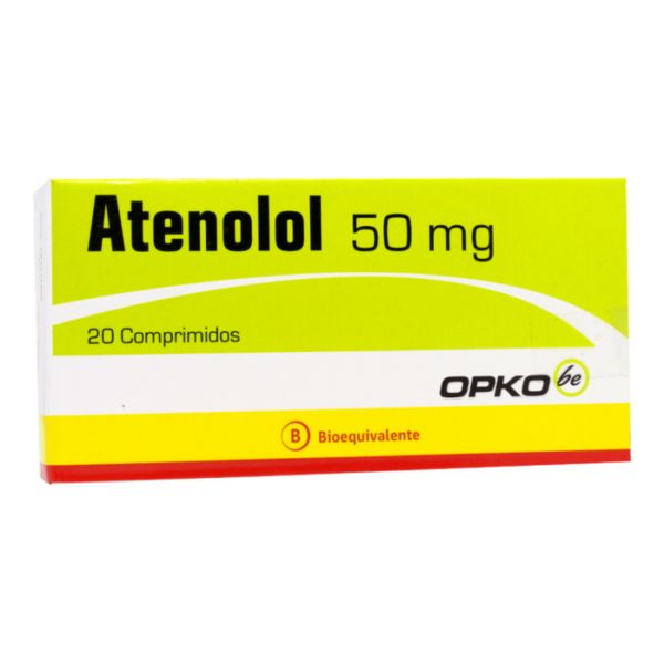 Atenolol 50 mg X 20 Comprimidos "Ley Cenabast".