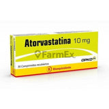 Atorvastatina 10 mg x 30 comprimidos