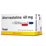 Atorvastatina 40 mg x 30 comprimidos