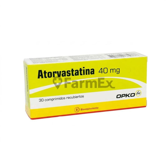 Atorvastatina 40 mg x 30 comprimidos OPKO 