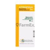 Atropina Solución Oftálmica 1% x 5 mL.