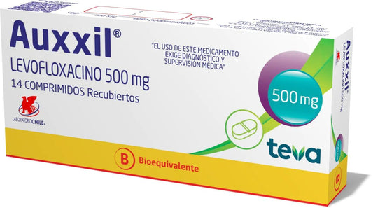 Auxxil 500 mg x 14 comprimidos recubiertos LABORATORIO CHILE 